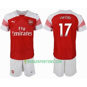 Koszulka Arsenal IWOBI 17 Dziecięcy Domowe Stroje Piłkarskie 2018/19 Krótki Rękaw